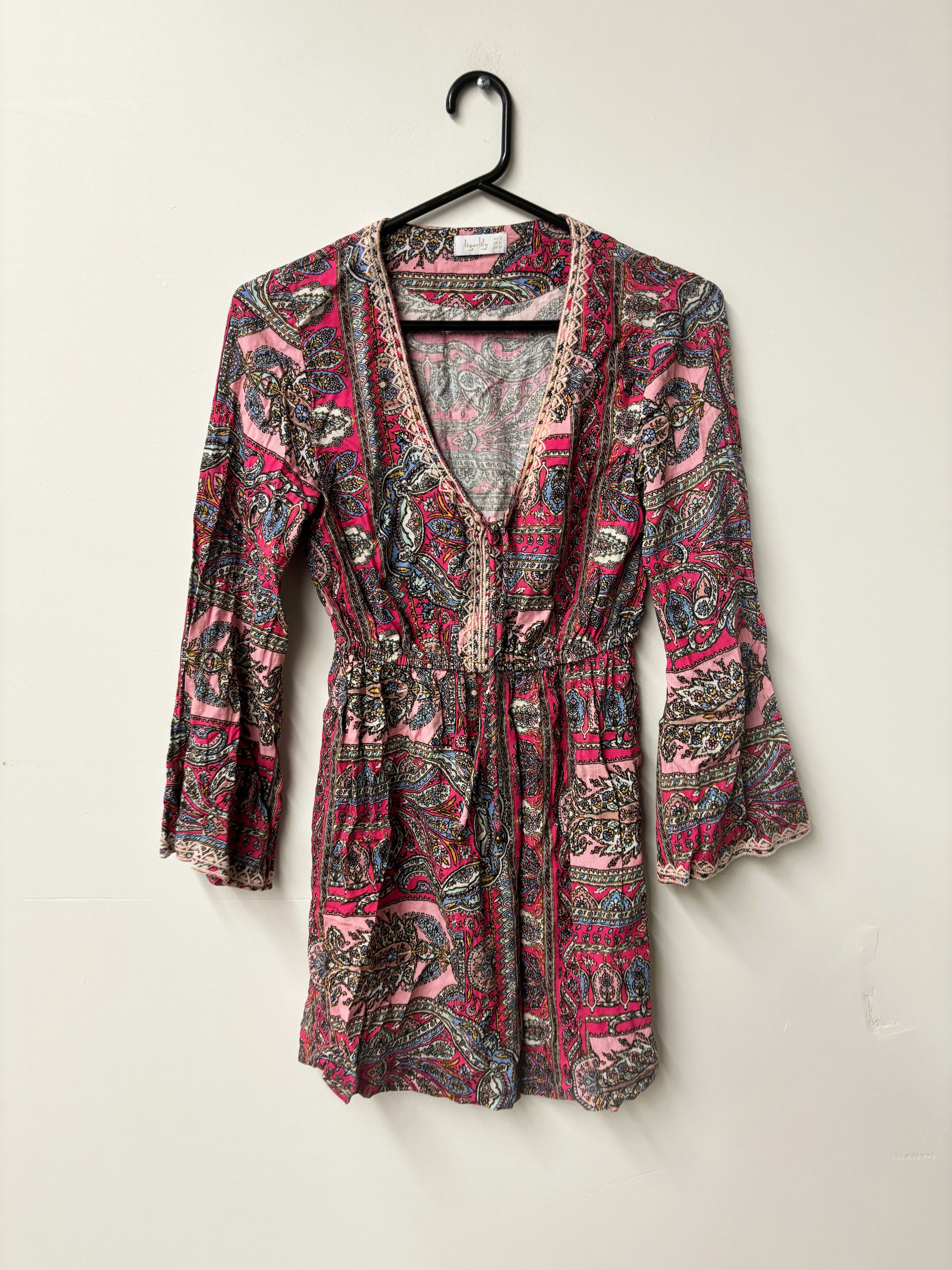 Bohol Style Short Dress in Multi