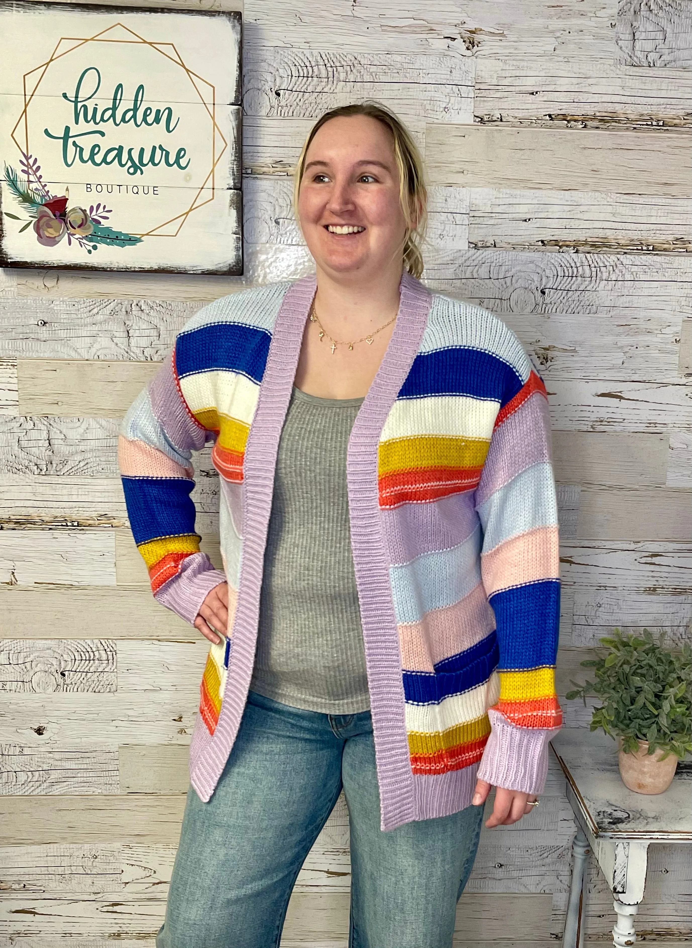 Colorblock Cardigan
