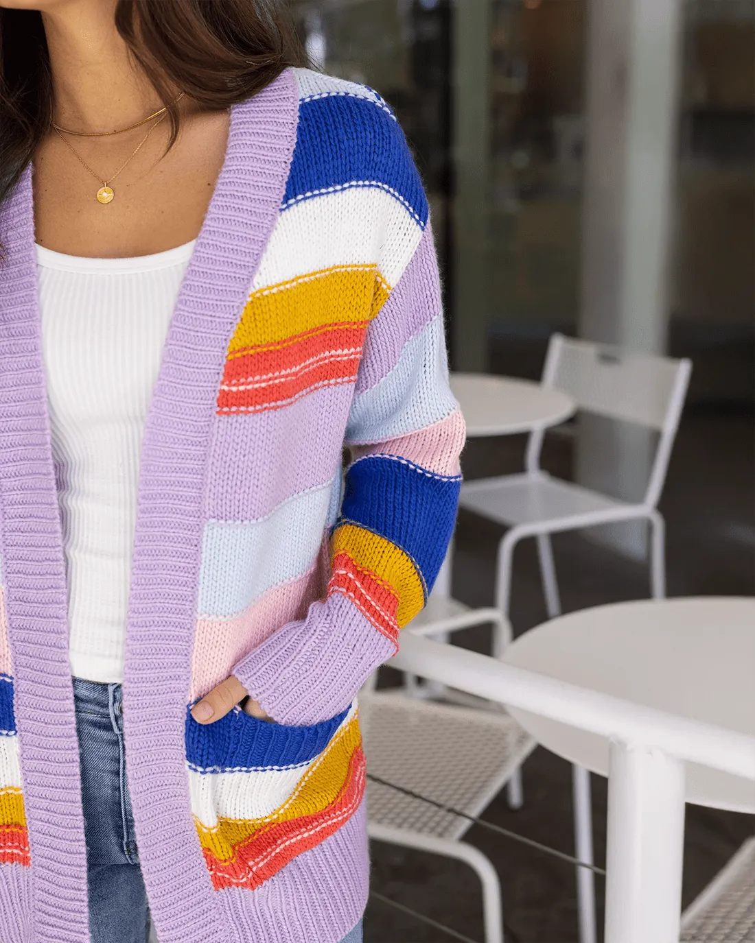 Colorblock Cardigan