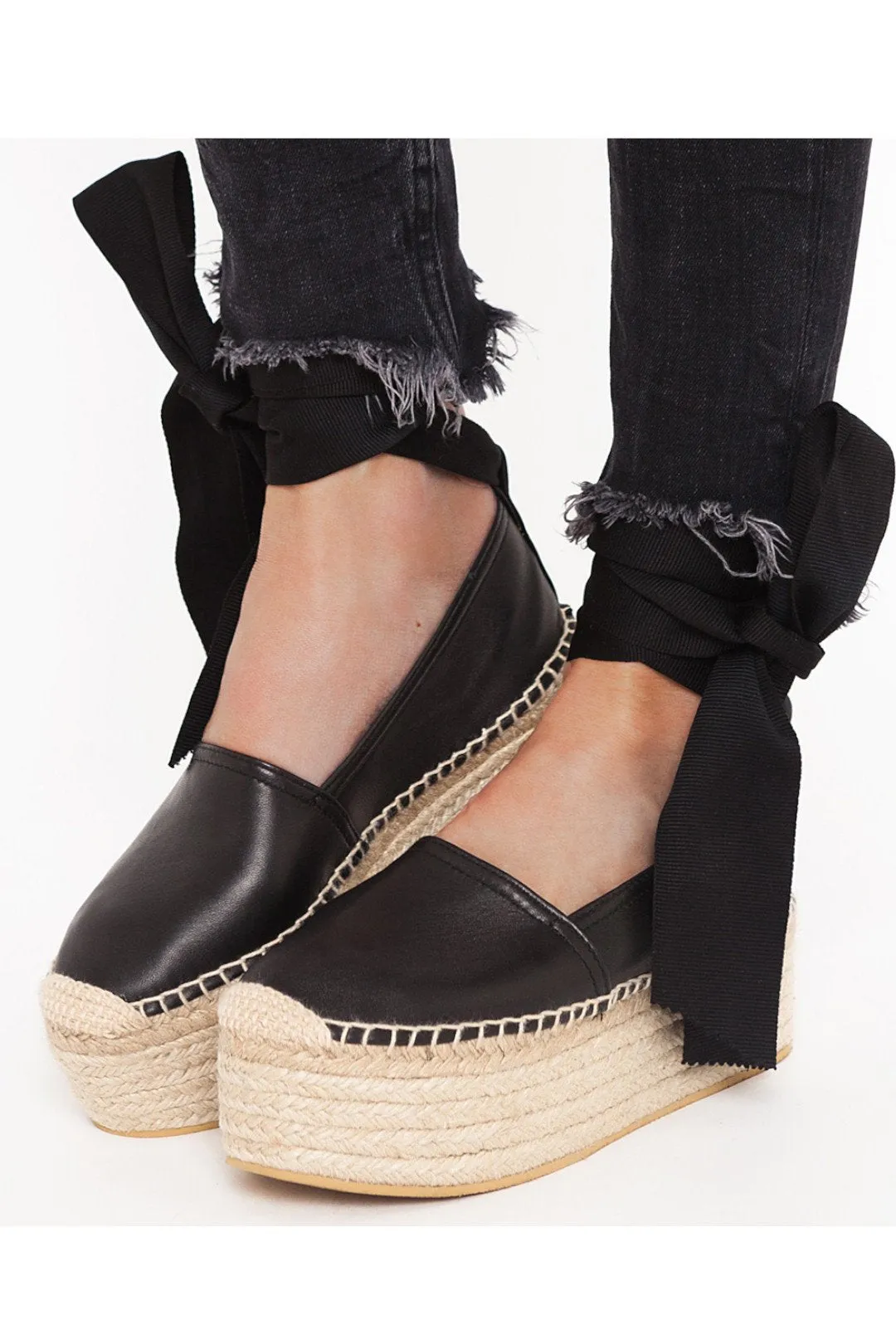 Electra Leather Espadrilles