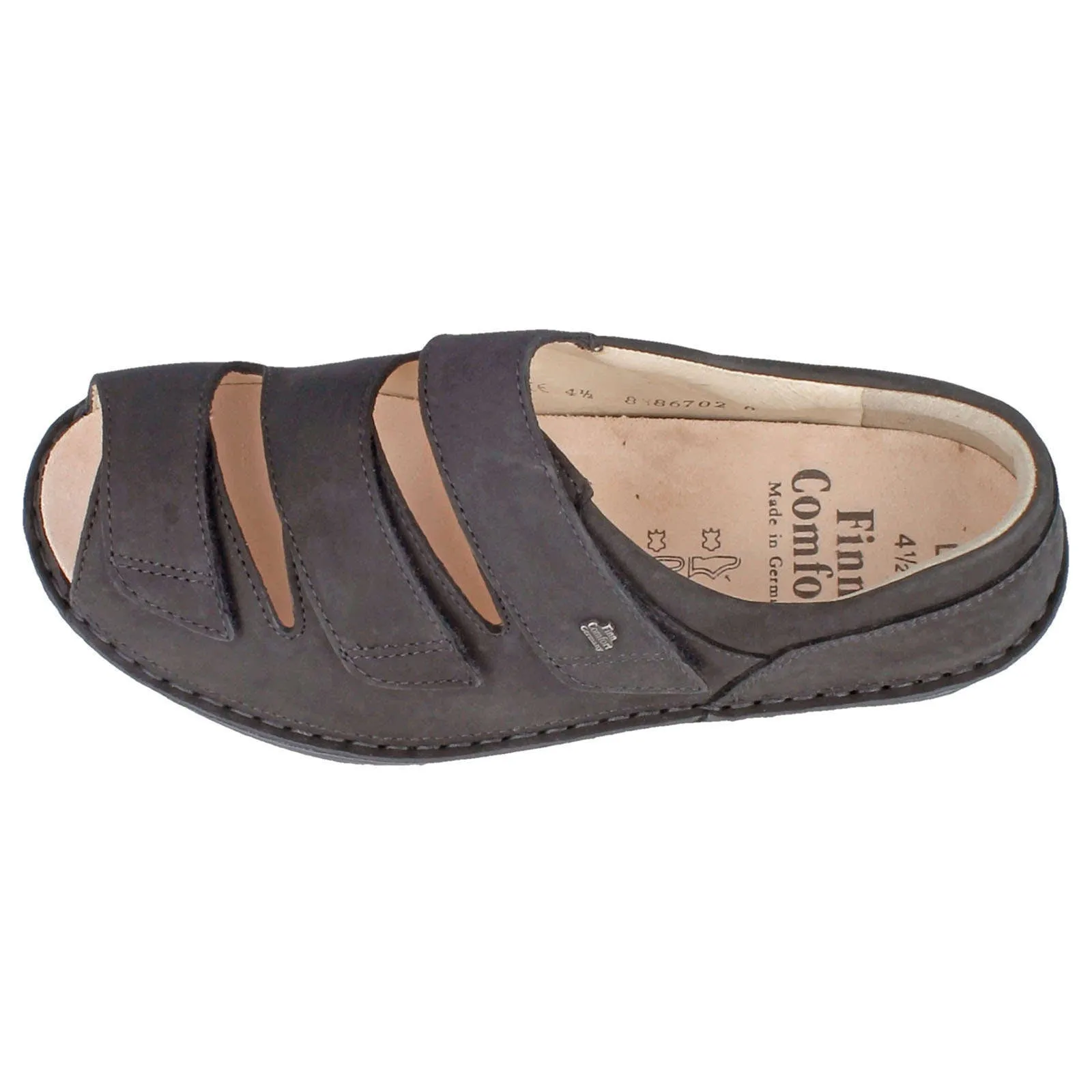 Finn Comfort Ischia Nubuck Leather Women's Slip-On Sandals