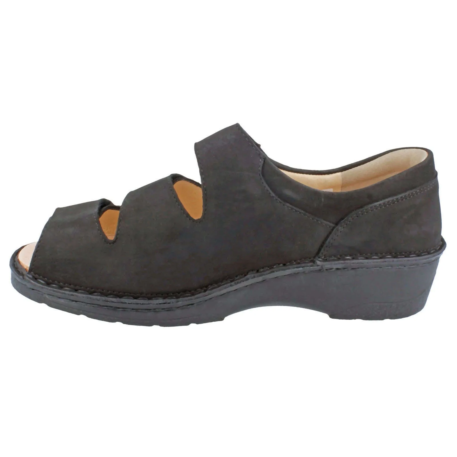 Finn Comfort Ischia Nubuck Leather Women's Slip-On Sandals