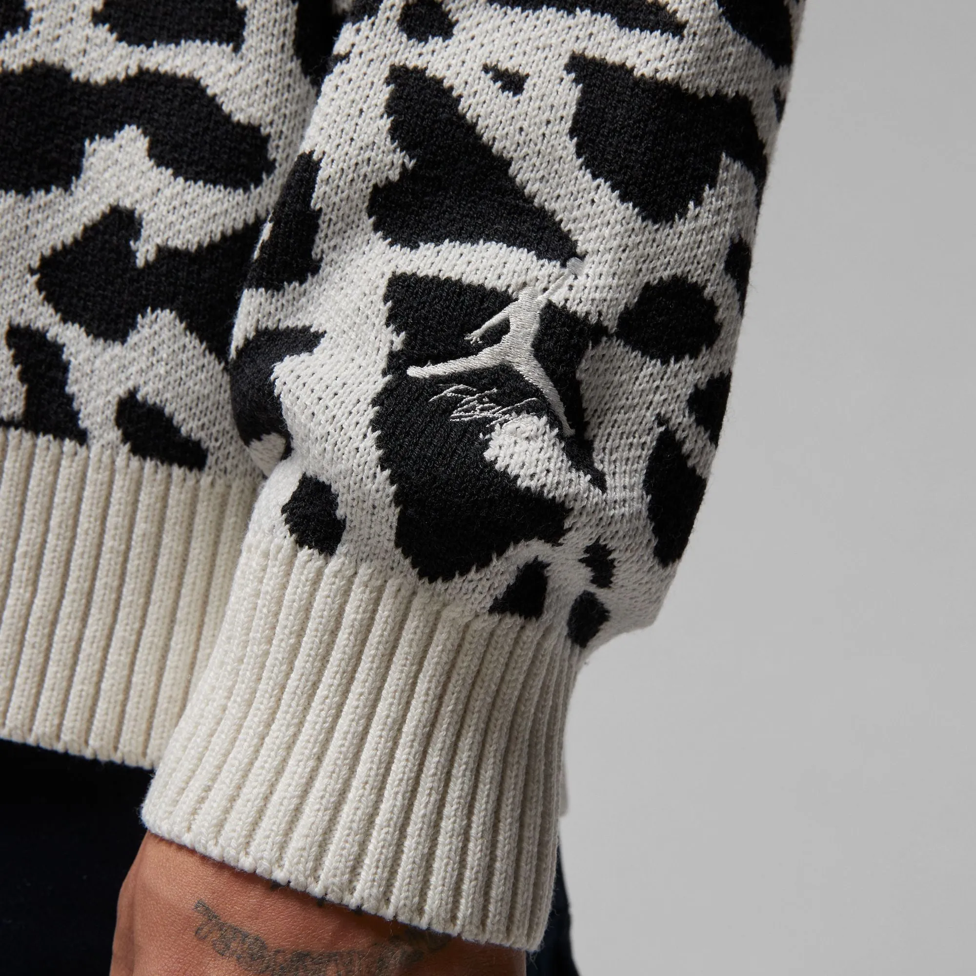 Jordan Cement Print Cardigan (Cement)
