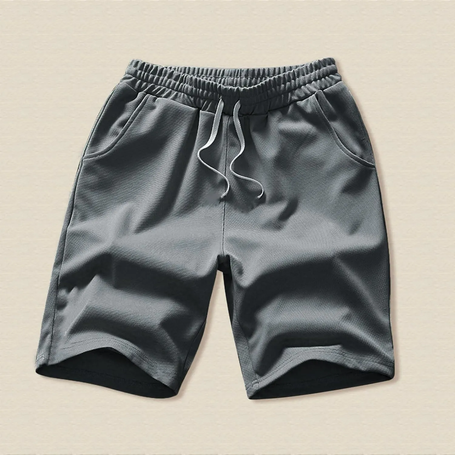LCMTWX Mens Casual Shorts Drawstring Shorts Waist Solid with Pockets Sports Men's Casual Shorts Shorts for Men Mens Shorts