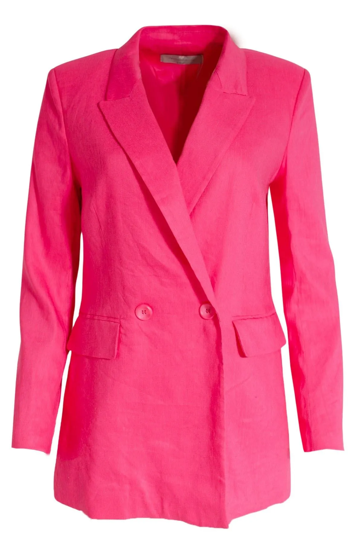 Linen Double-Breasted Blazer