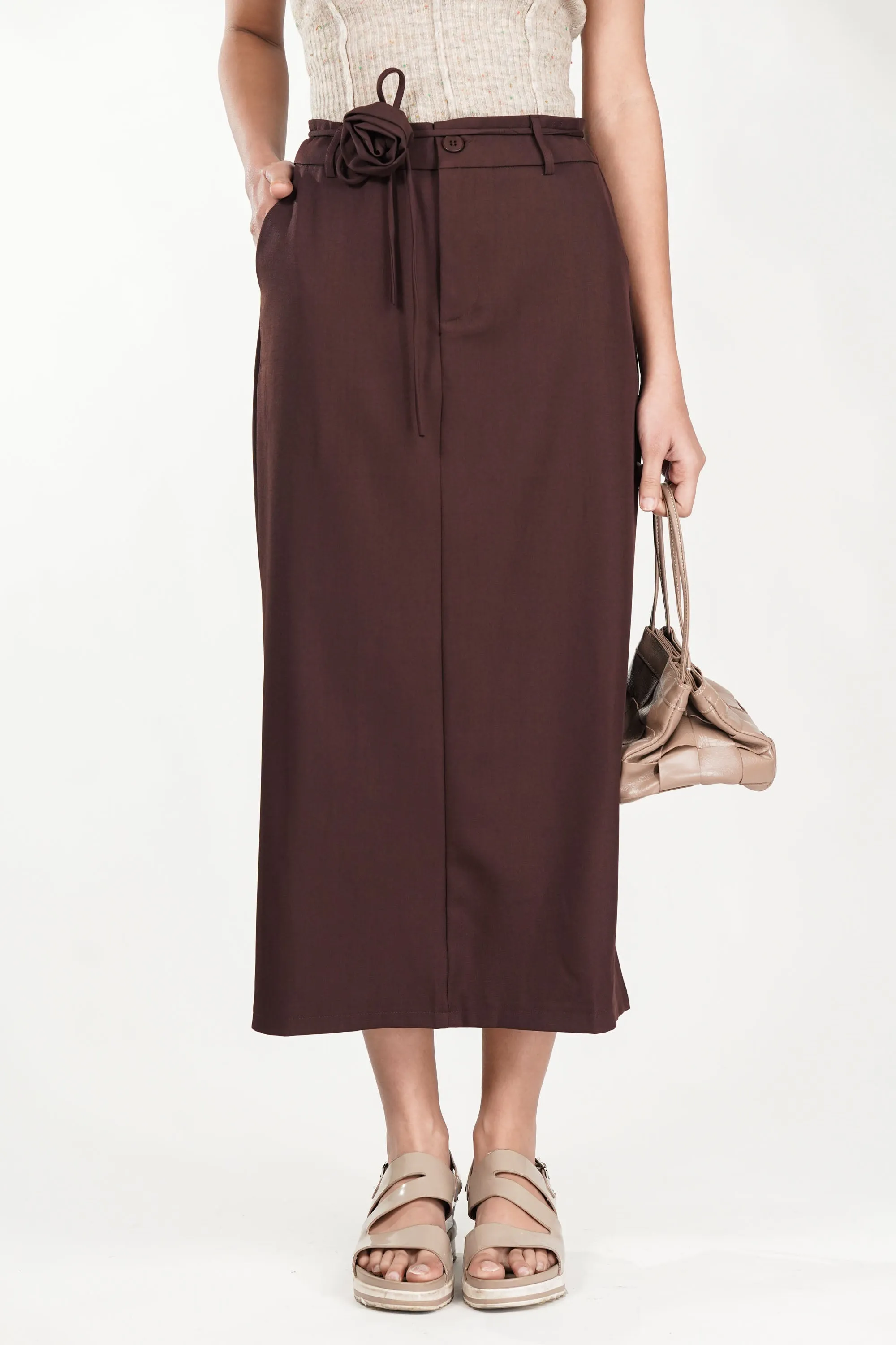 Maple Rust Rose Knot Skirt
