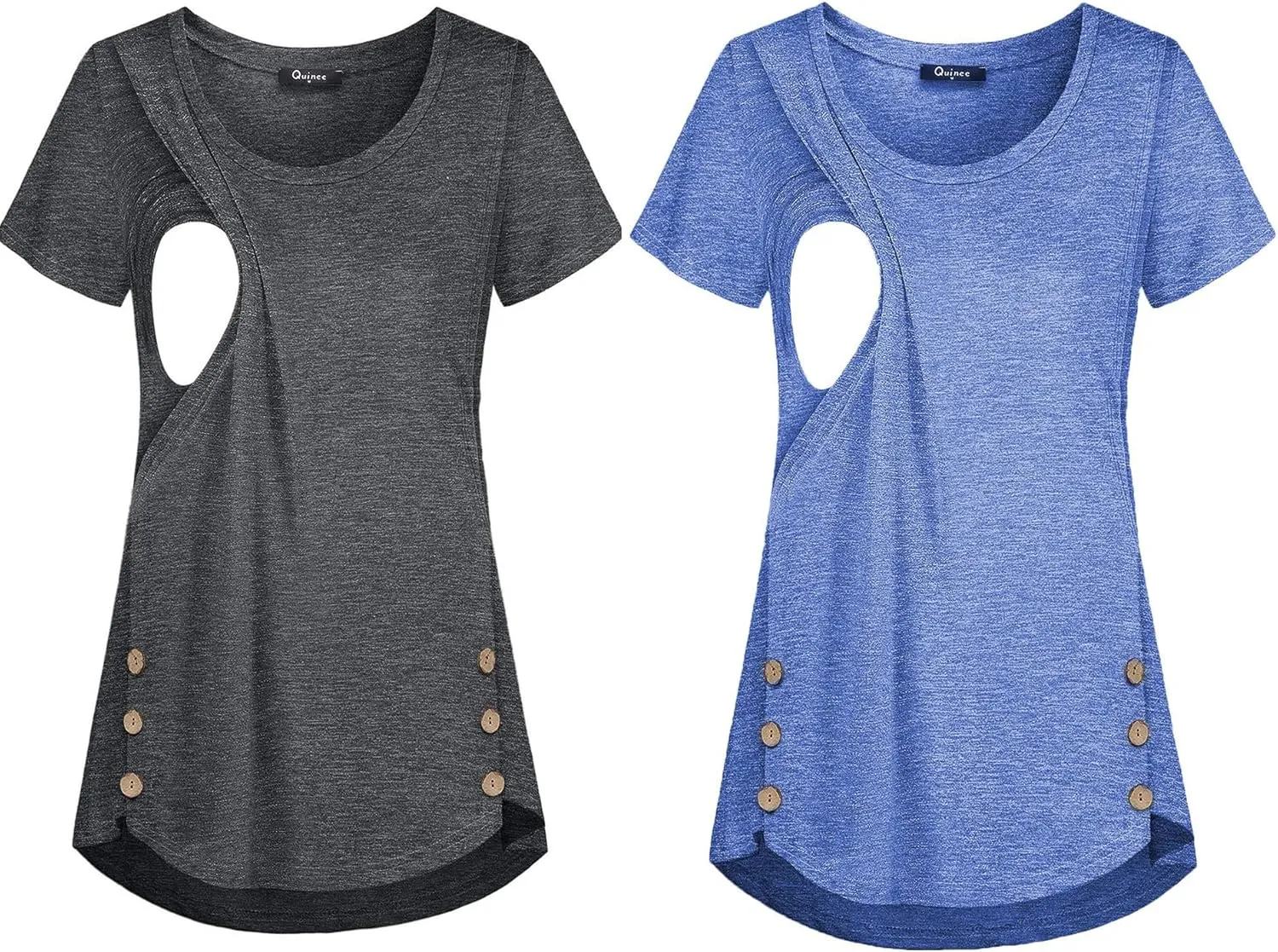Maternity Nursing Top Summer Casual Pregnant T Shirt Comfy Breathable Pregnancy Breastfeeding Blouse Lightweight Tank