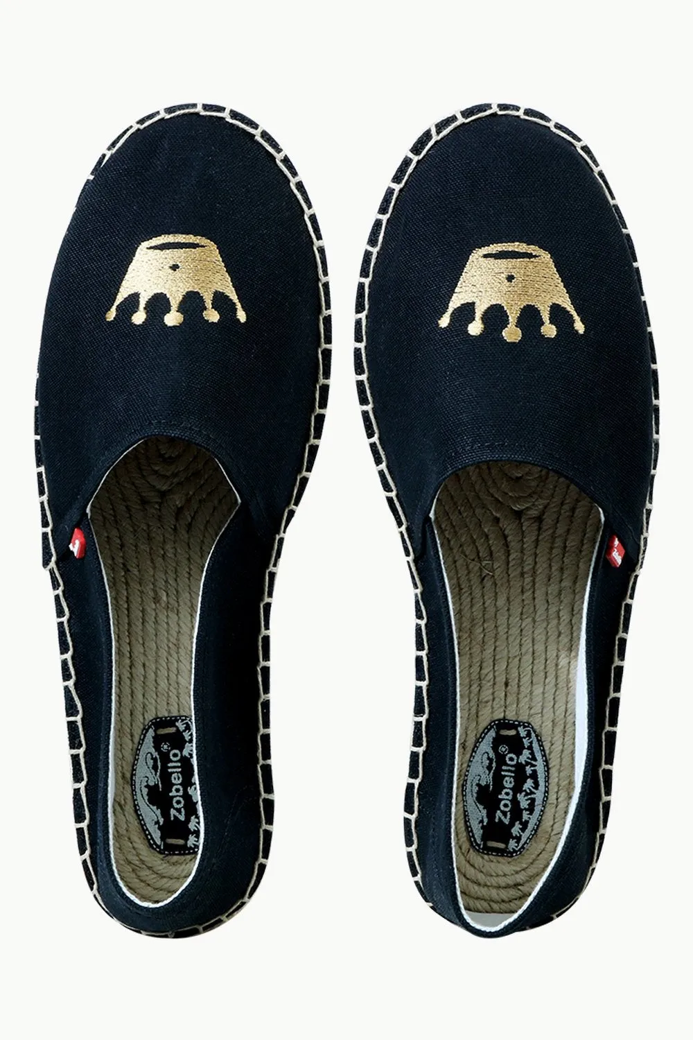 Men's Black Crown Tag Espadrilles