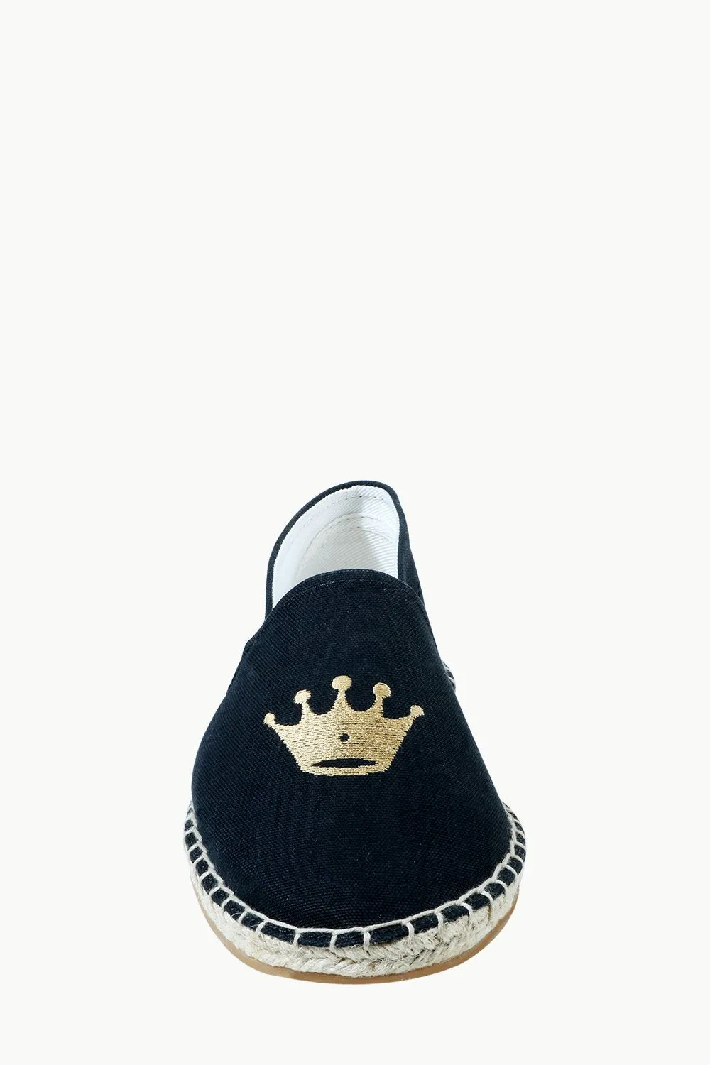 Men's Black Crown Tag Espadrilles