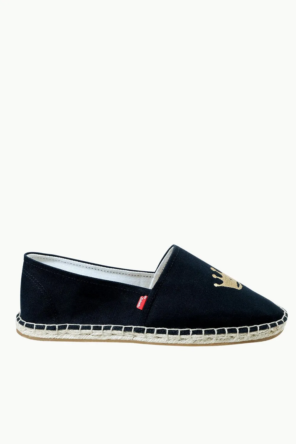Men's Black Crown Tag Espadrilles