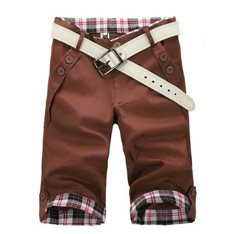 Men's Fashion Summer Casual Solid Shorts