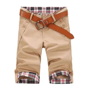 Men's Fashion Summer Casual Solid Shorts