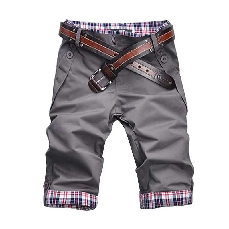 Men's Fashion Summer Casual Solid Shorts