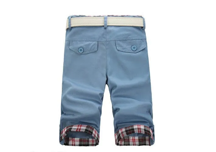 Men's Fashion Summer Casual Solid Shorts