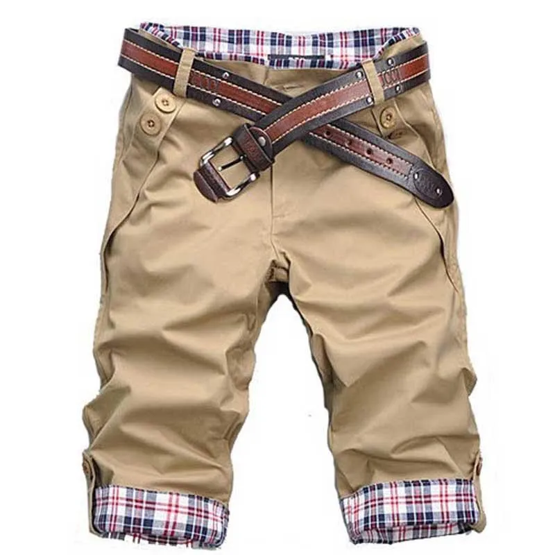 Men's Fashion Summer Casual Solid Shorts