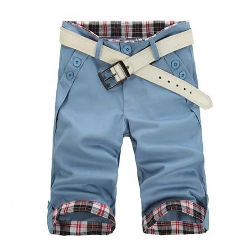 Men's Fashion Summer Casual Solid Shorts