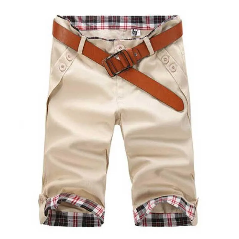 Men's Fashion Summer Casual Solid Shorts
