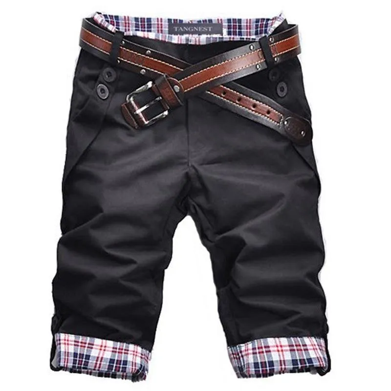 Men's Fashion Summer Casual Solid Shorts