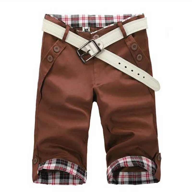 Men's Fashion Summer Casual Solid Shorts