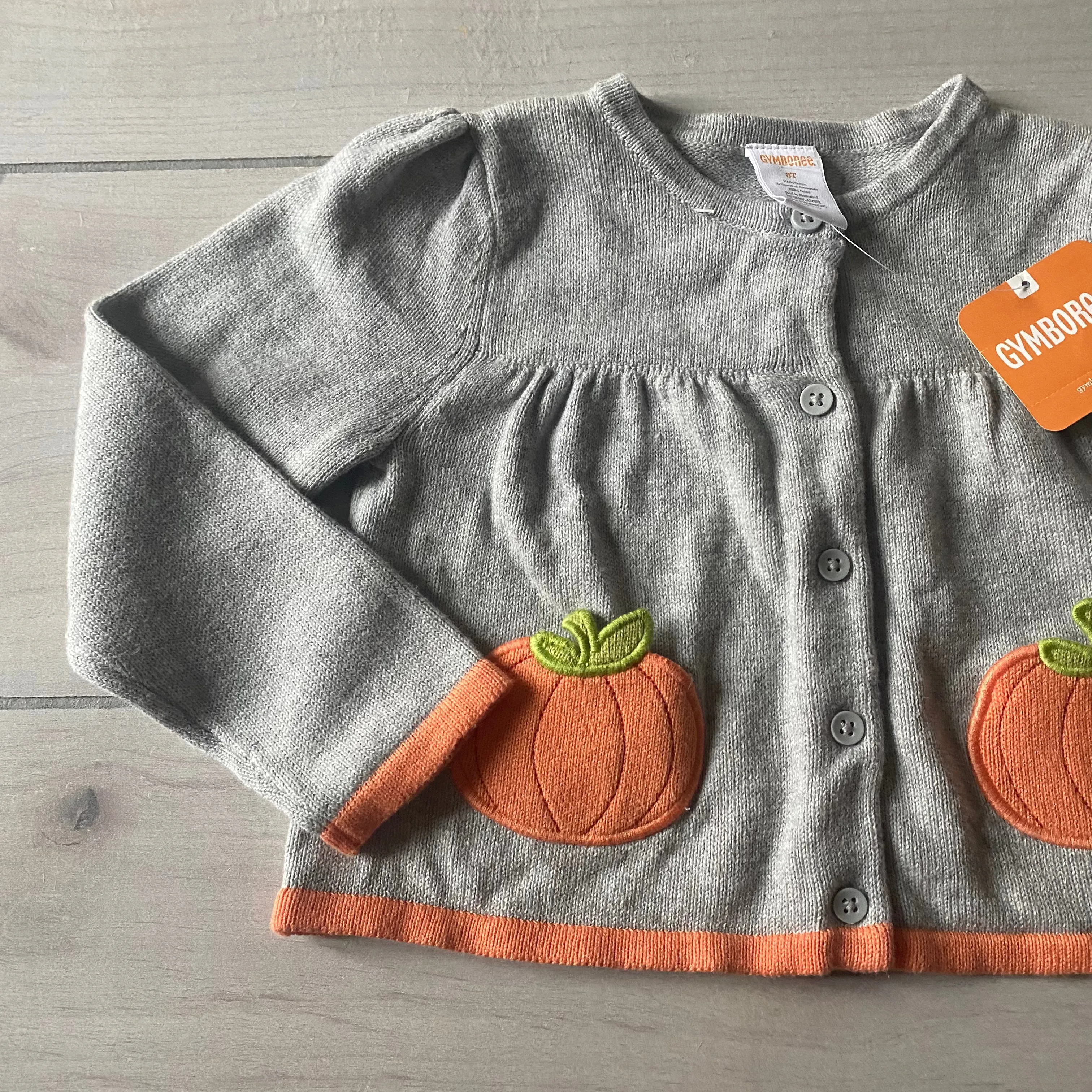 NEW Gymboree Pumpkin Pocket Cardigan Sweater