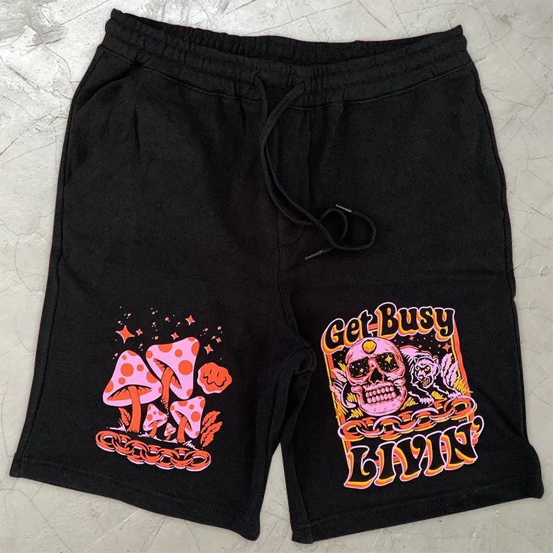 Personalized fashion printed casual men's shorts
