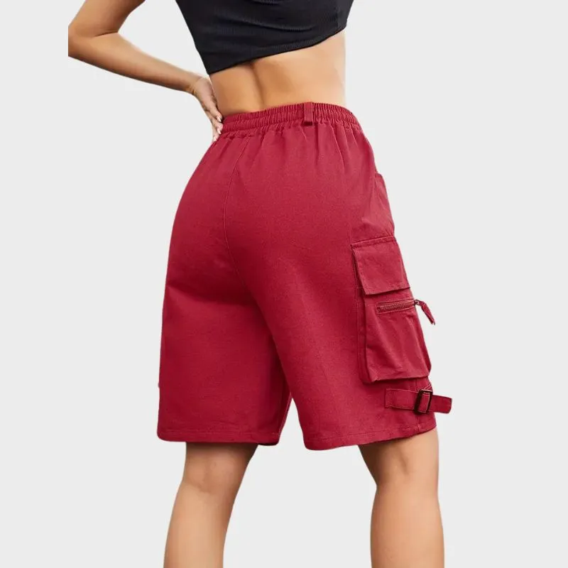 ROCIO - Casual shorts med elastisk midja