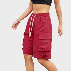 ROCIO - Casual shorts med elastisk midja