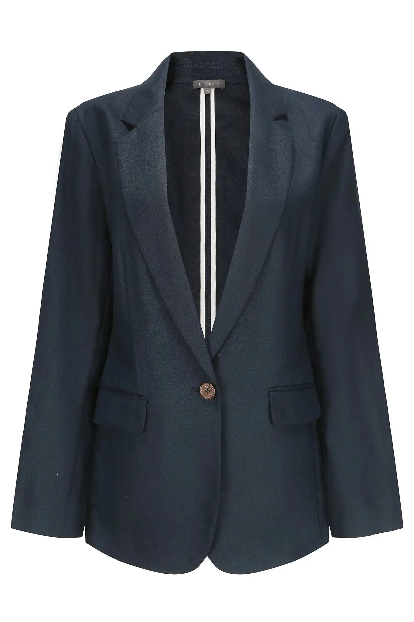 Slim Fit Linen Blazer