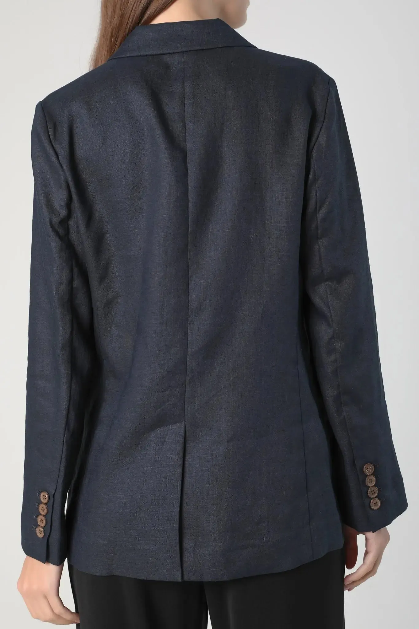 Slim Fit Linen Blazer
