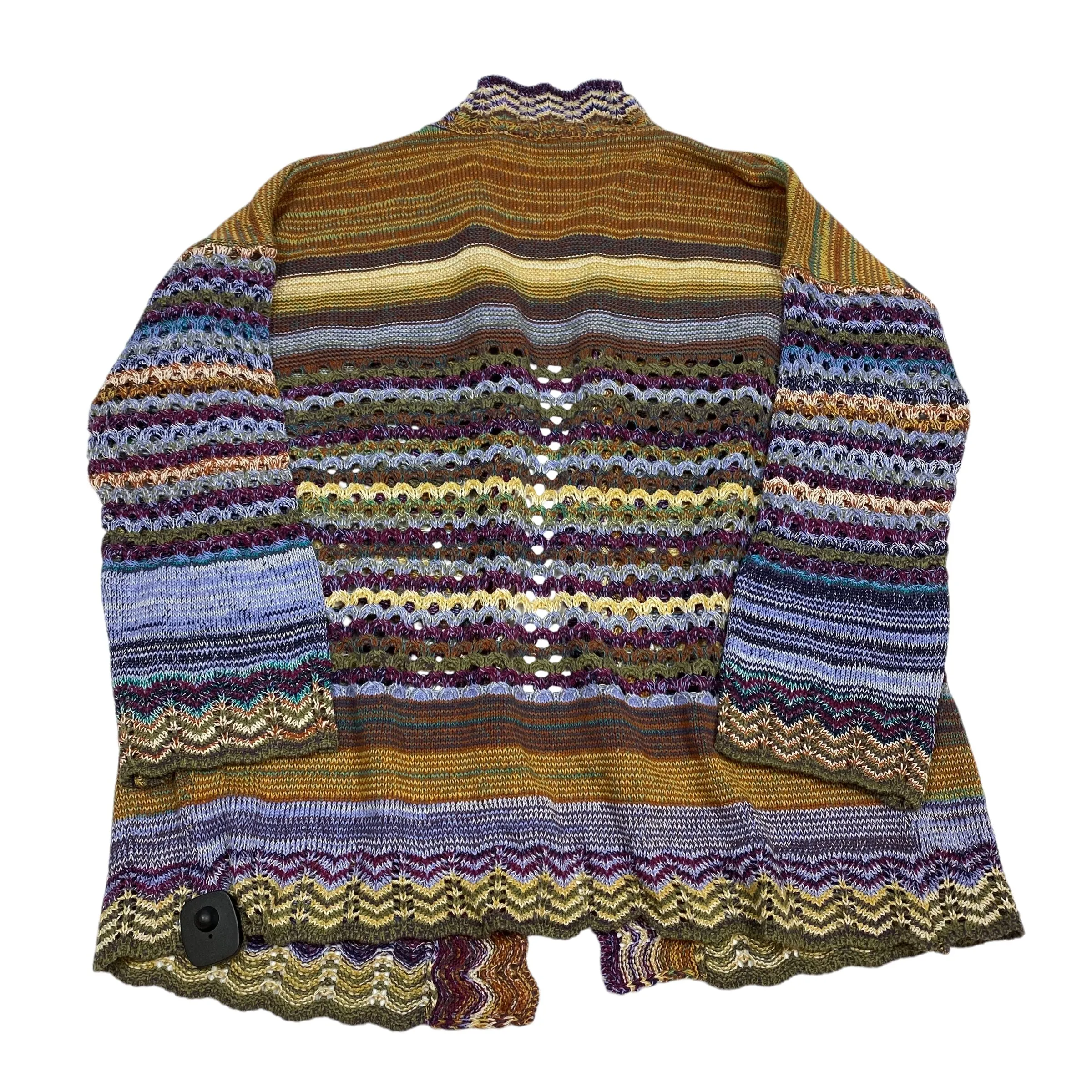 Sweater Cardigan By Soft Surroundings In Multi-colored, Size: 1x