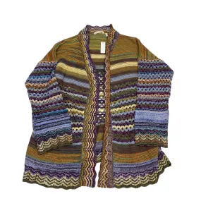 Sweater Cardigan By Soft Surroundings In Multi-colored, Size: 1x