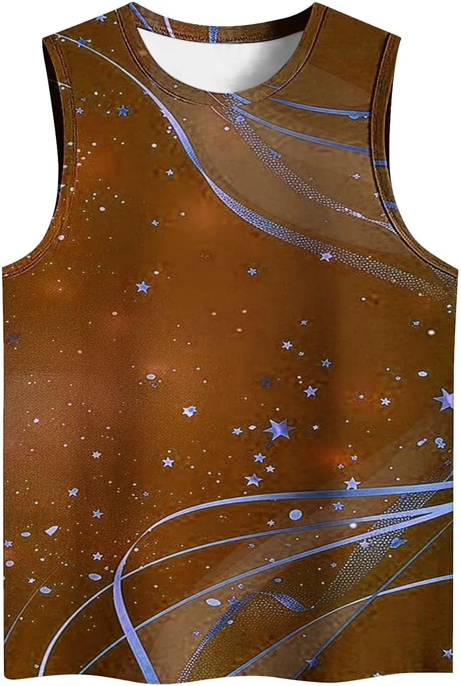 Tank Tops for Women Trendy Colorblock Printed Sleeveless Crew Neck Camisole Casual Trendy Vacation Tunic Shirts 2025