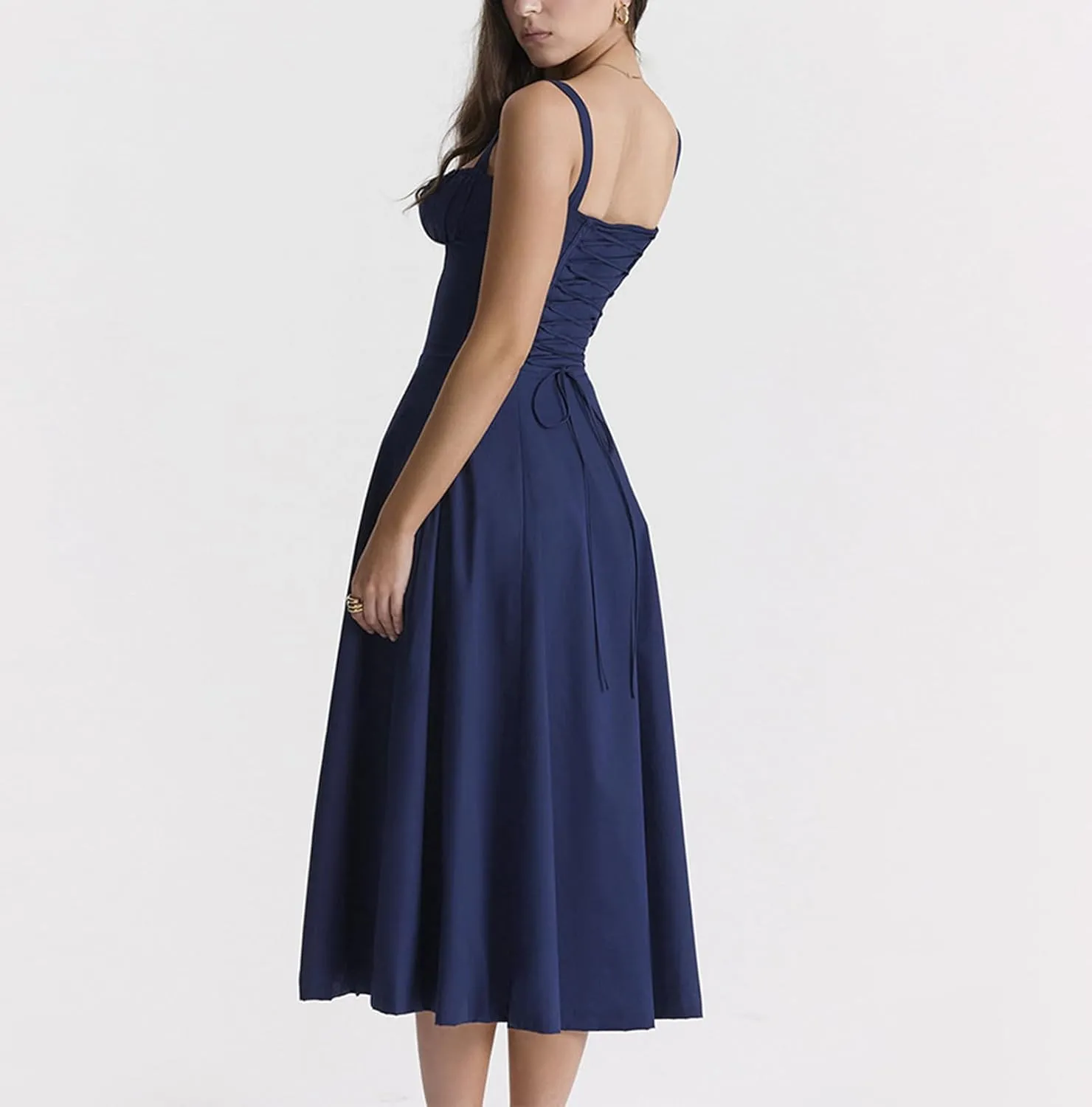 TICBRY Print Bustier Dress Women Sexy Strap Backless Slim Maxi Dress Summer Elegant Sleeveless Evening Club Party Sundress