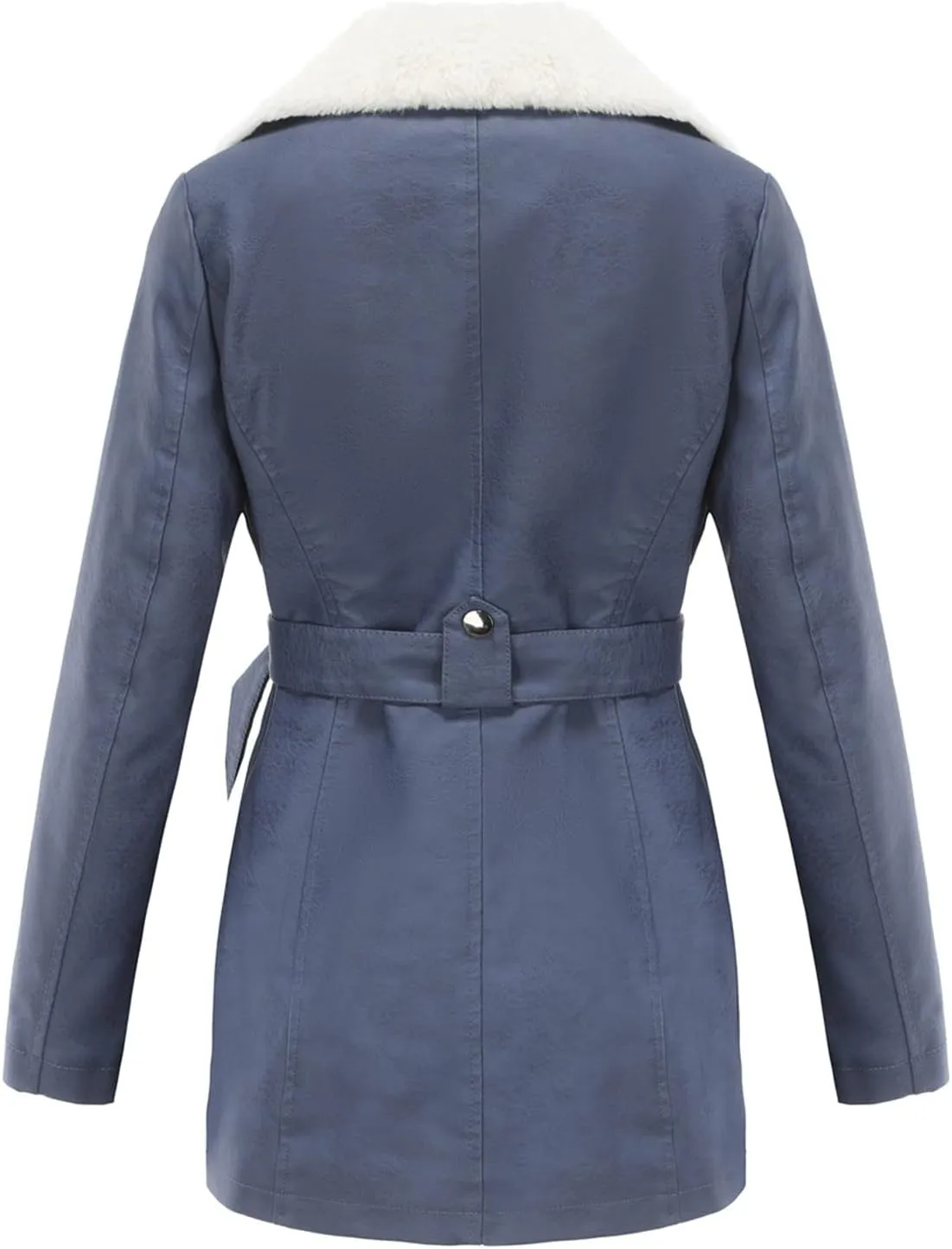 Trench Coat Trendy Oversized Zip Overcoats With Belt, Jacket Coat Trendy Oversized Zip Overcoats With Belt