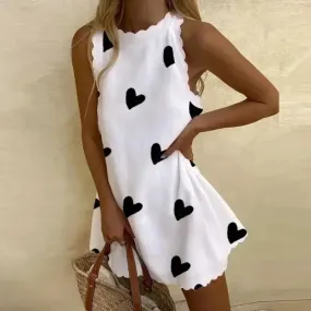 Uniwim Women Summer Dress Loose Solid Sleeveless Party Mini Dresses For Women Elegant Loose Beach Party Female Dress Vestidos 2024