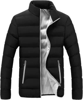 Winter Puffer Jacket For Men Trendy Breathable Down Jacket For Winter Lightweight Classy Business Quilted Coat