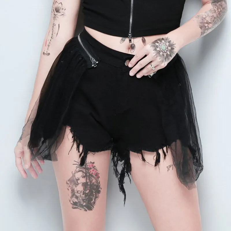 Women's Casual High Waist Denim Shorts