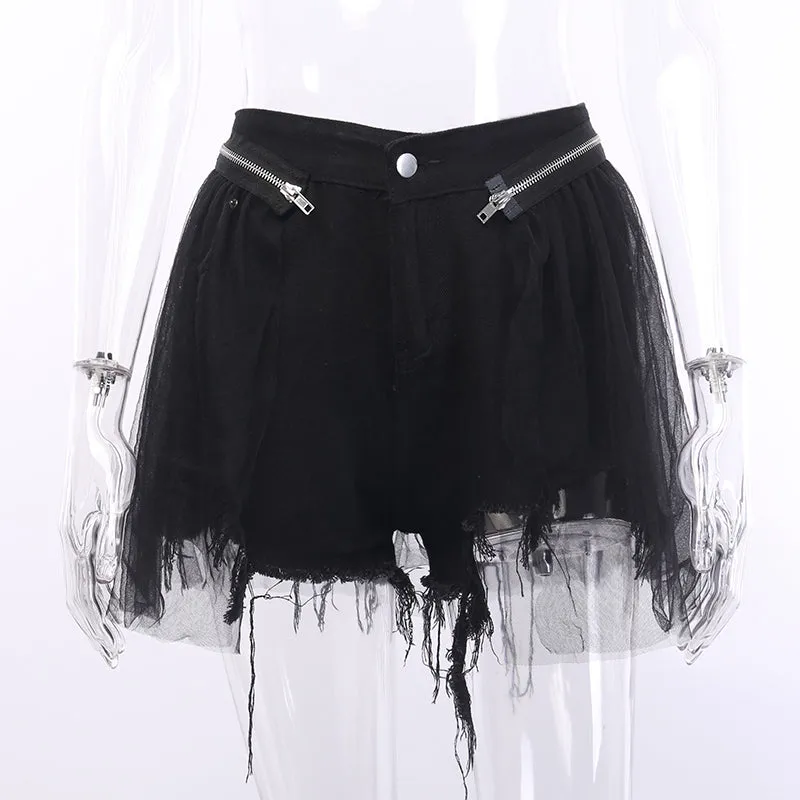 Women's Casual High Waist Denim Shorts