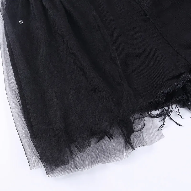 Women's Casual High Waist Denim Shorts