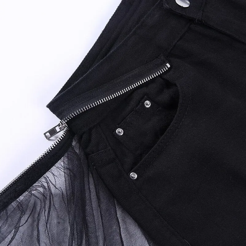 Women's Casual High Waist Denim Shorts