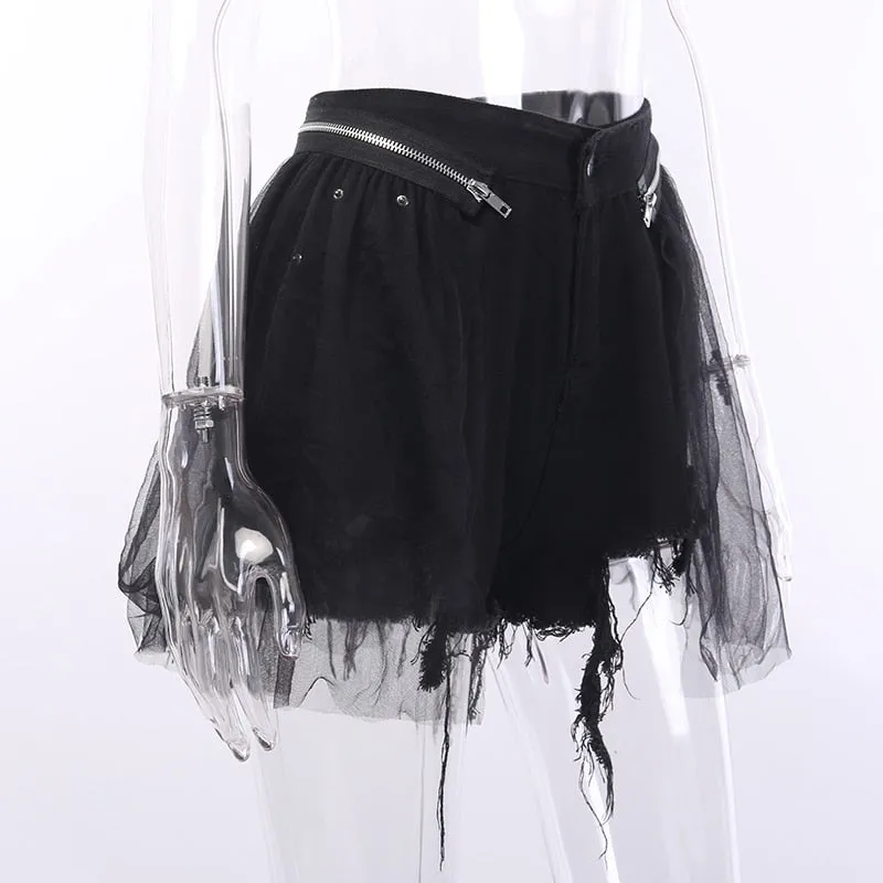 Women's Casual High Waist Denim Shorts