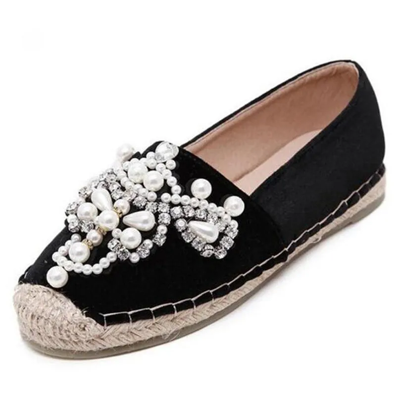 Women's Spring & Autumn Loafers With Pearl