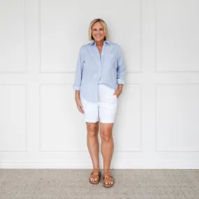 Zed stretch tailored short - white
